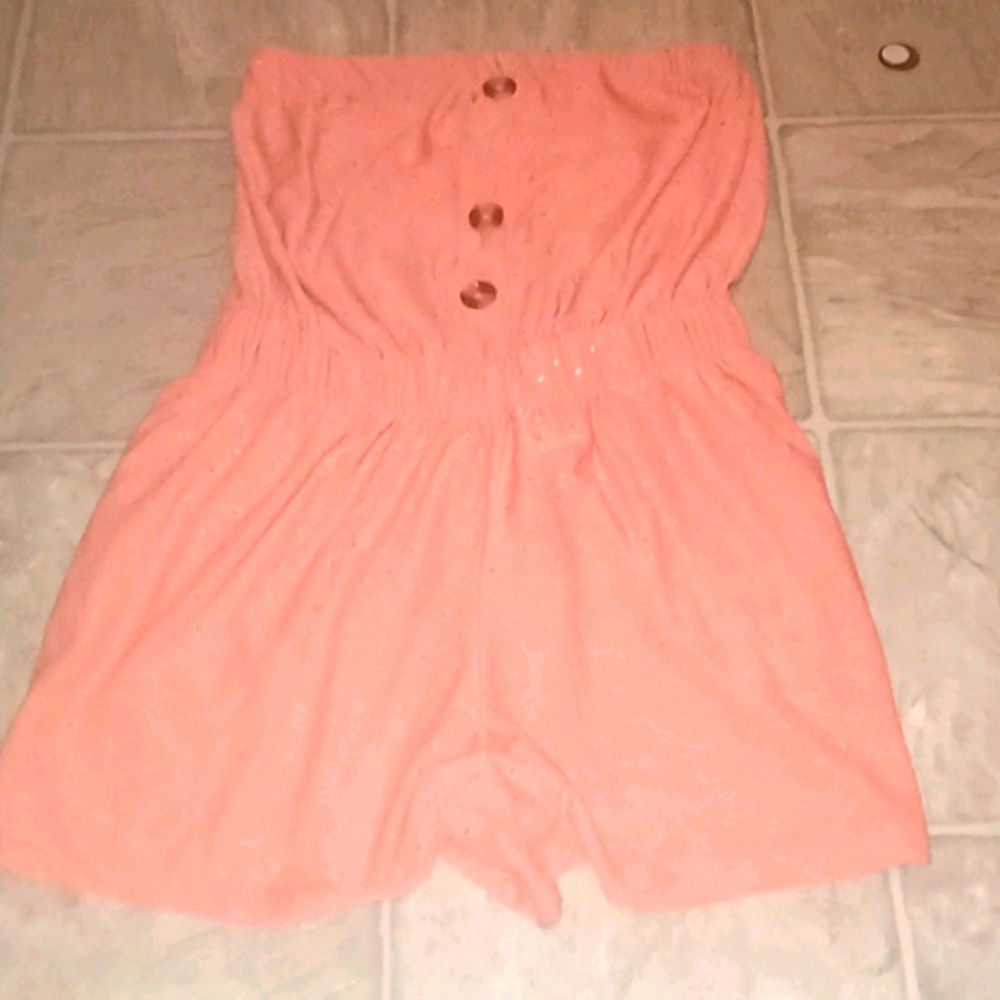 Halter top jumpsuit shorts